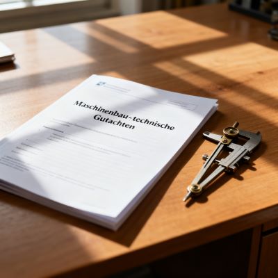 Maschinenbau - technische Gutachten